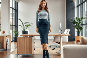 amann | Ținute versatile cu cizme lungi: de la birou la petrecere