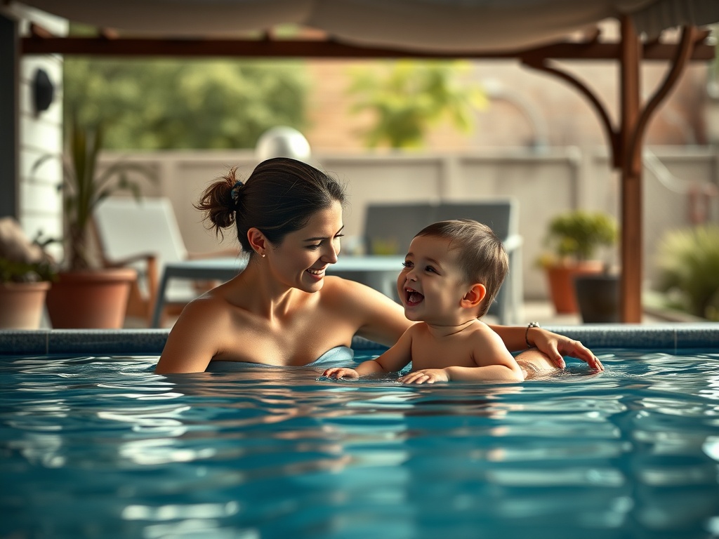 amann | Diferite tipuri de piscine pentru bebeluși: care să alegi?