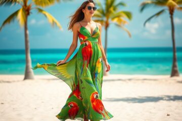 amann | Tendințe în modele cu imprimeu de papagal