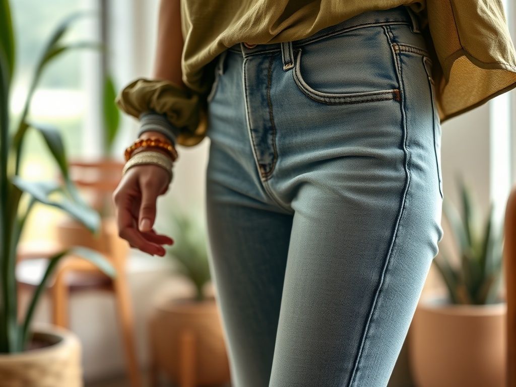 amann | Blugi cu tăieturi laterale: cum să îi porți cu stil