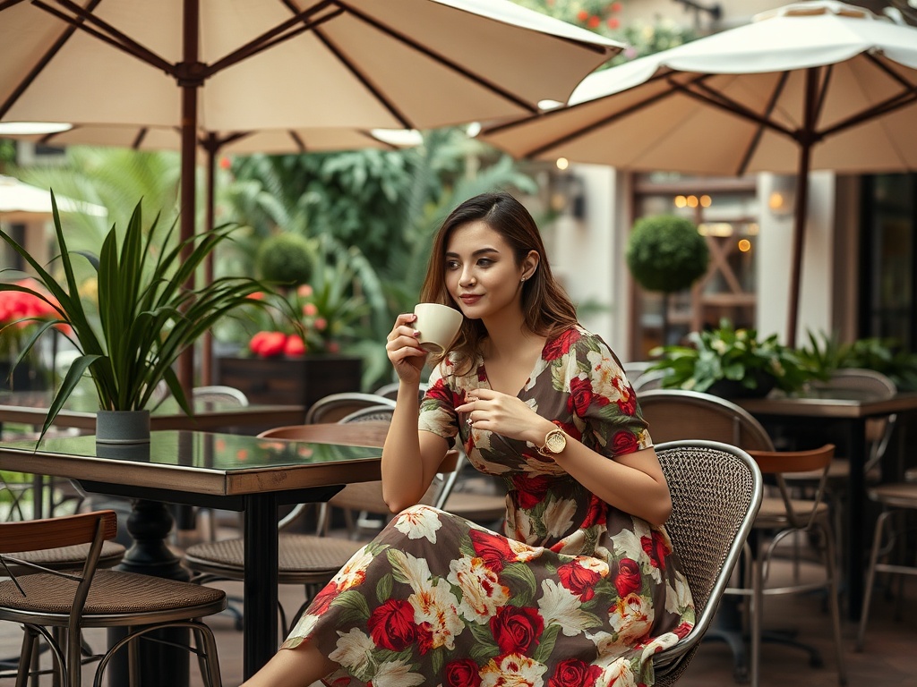 amann | Rochii cu imprimeu floral mare: impact și prospețime amann | Rochii cu imprimeu floral mare: impact și prospețime