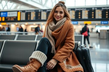 amann | Outfituri confortabile și stilate pentru lungi zboruri de iarnă